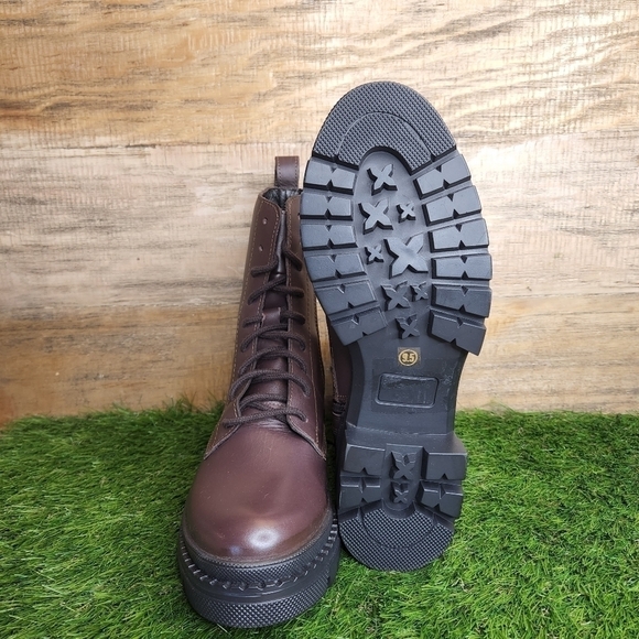 New Steve Madden Jasimyn Combat Boots - Picture 9 of 10